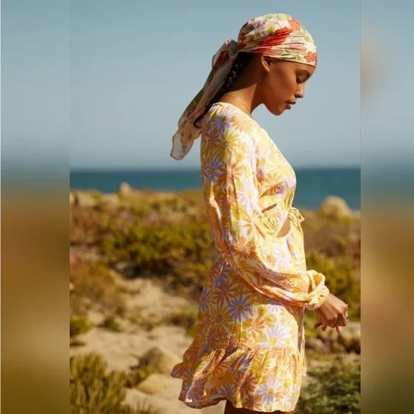 L*Space Feelin Fine Oopsie Daisy Coverup Dress size XLarge NWT - Picture 2 of 7